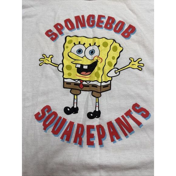 Vintage Y2K SpongeBob SquarePants T Shirt Sz XL Movie Cartoon TV Nickelodeon - Picture 2 of 6